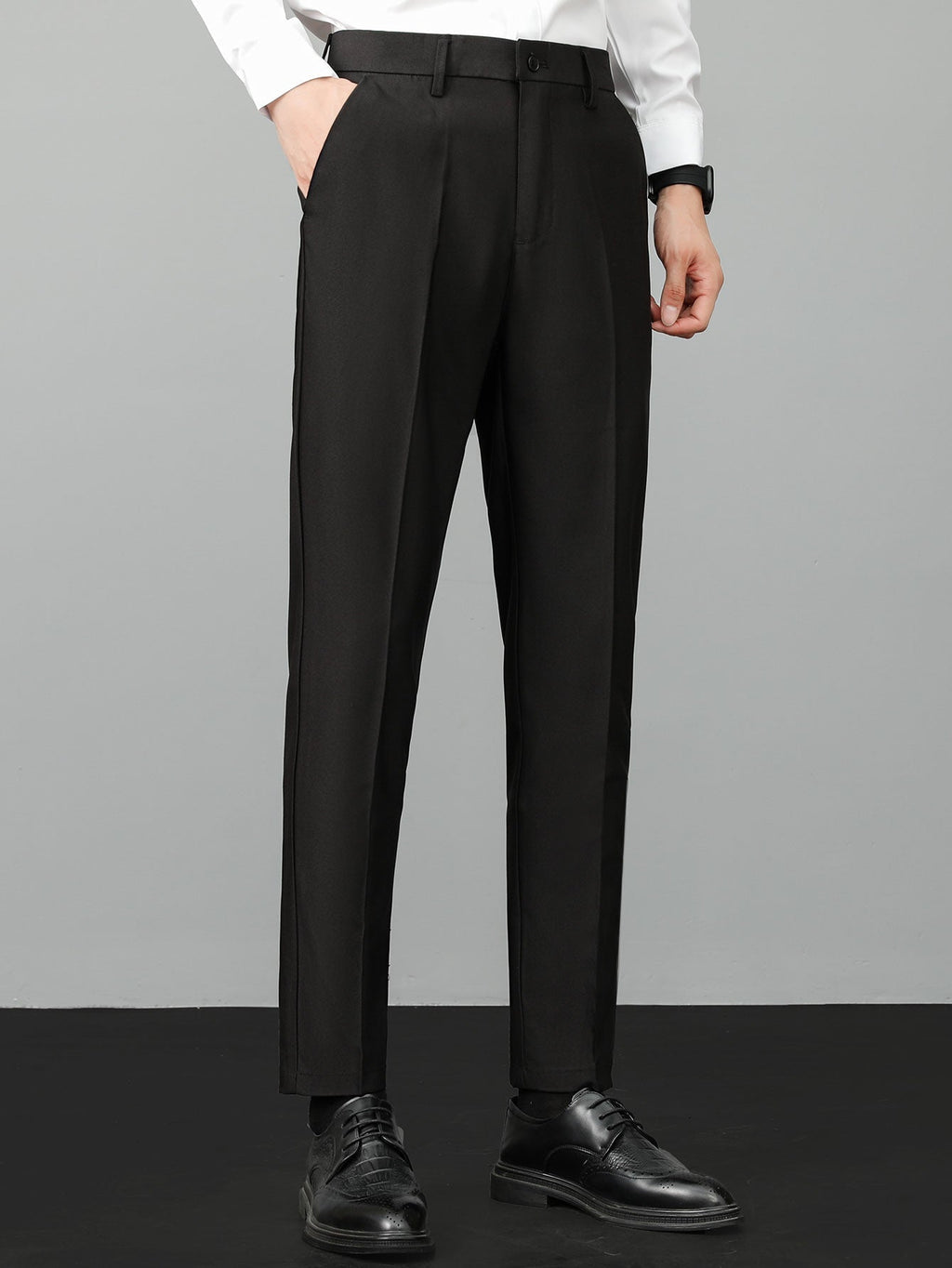 Gilles - Refined Slim Fit Trousers