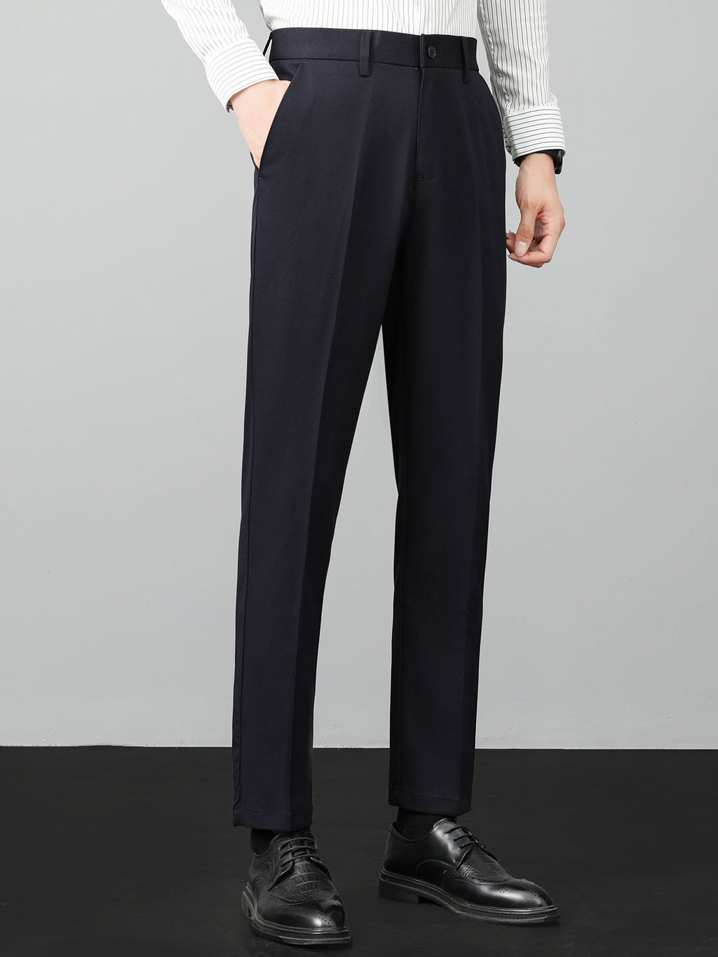 Gilles - Refined Slim Fit Trousers