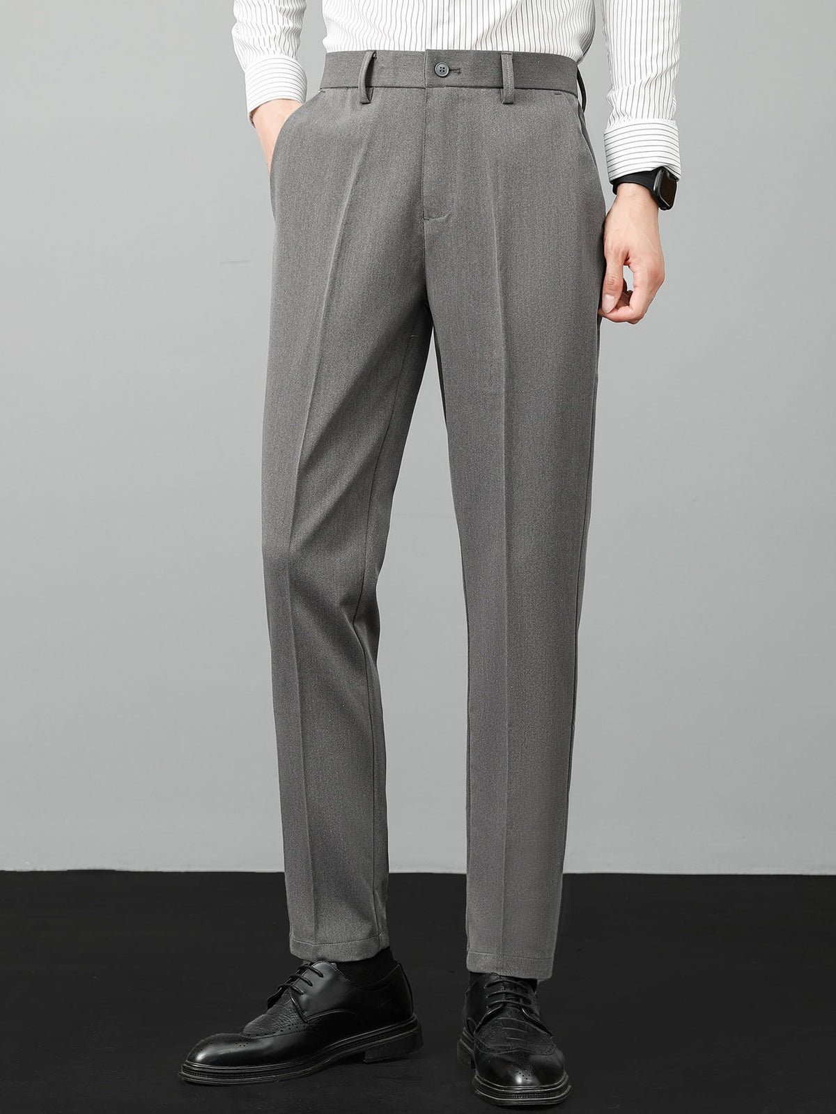 Gilles - Refined Slim Fit Trousers
