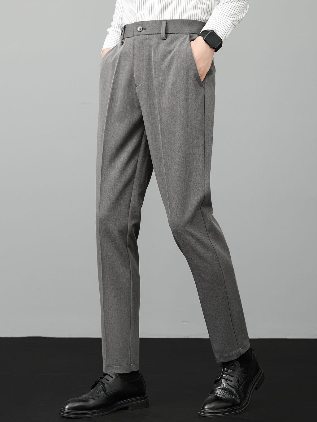 Gilles - Refined Slim Fit Trousers