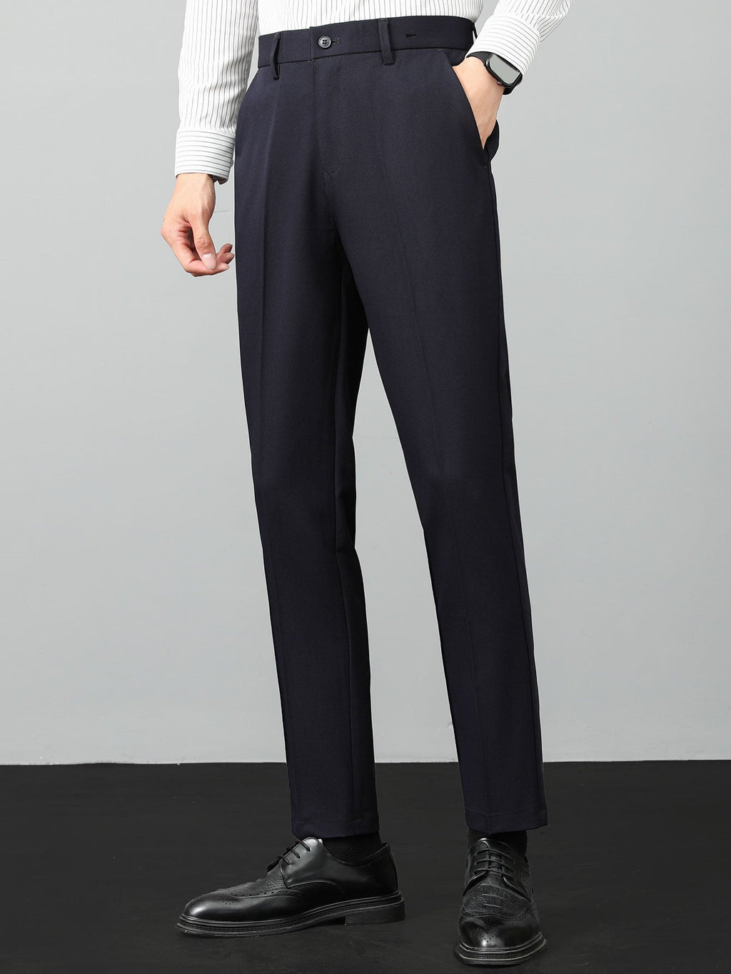 Gilles - Refined Slim Fit Trousers