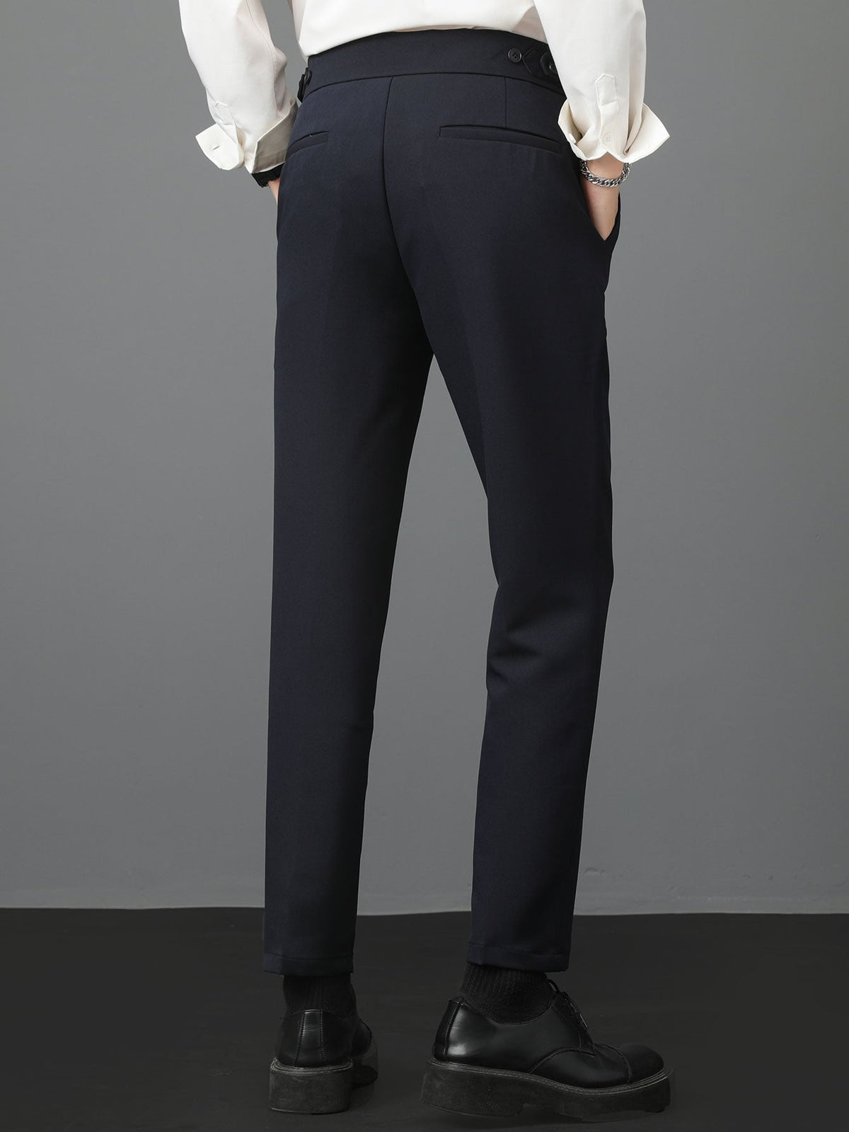 Rene - High Waist Slim Fit Trousers