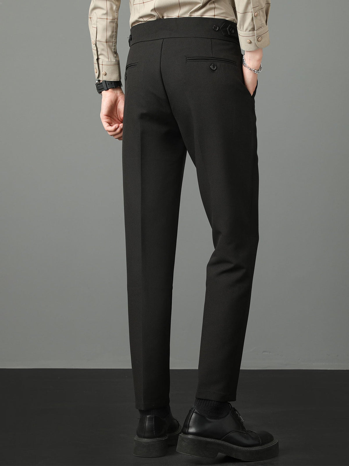 Rene - High Waist Slim Fit Trousers
