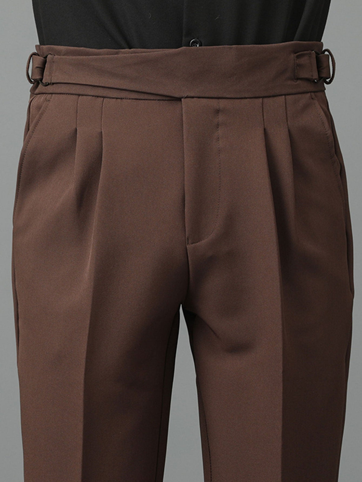 Rene - High Waist Slim Fit Trousers