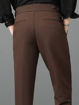 Rene - High Waist Slim Fit Trousers