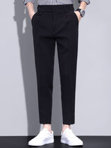 Andre - Slim Fit Cropped Trousers