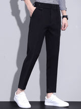 Andre - Slim Fit Cropped Trousers