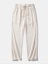 Claude - Waffle Texture Drawstring Trousers