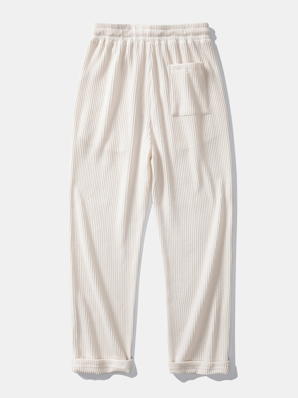 Claude - Waffle Texture Drawstring Trousers
