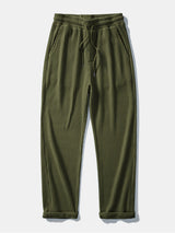 Claude - Waffle Texture Drawstring Trousers