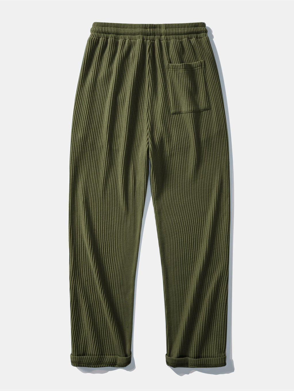 Claude - Waffle Texture Drawstring Trousers