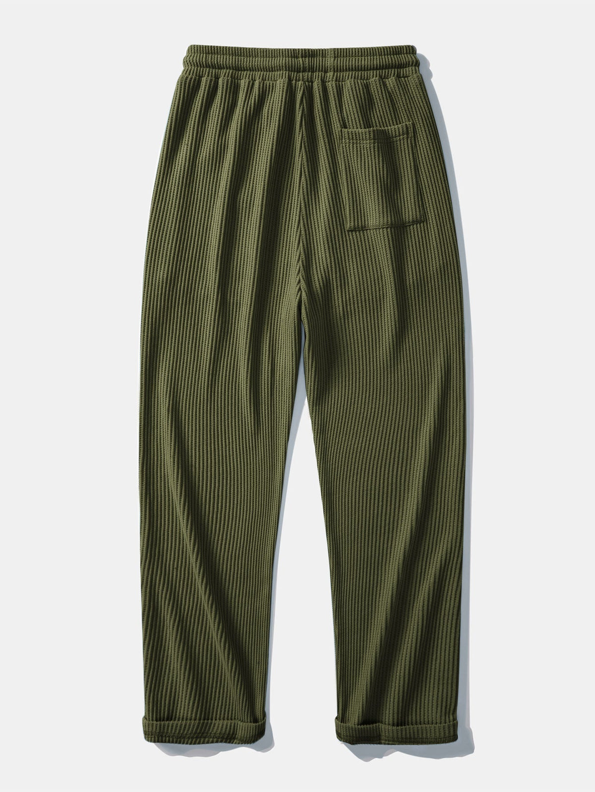 Claude - Waffle Texture Drawstring Trousers
