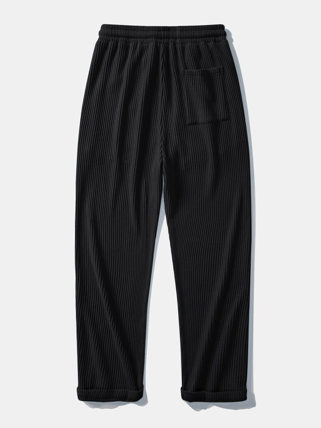 Claude - Waffle Texture Drawstring Trousers