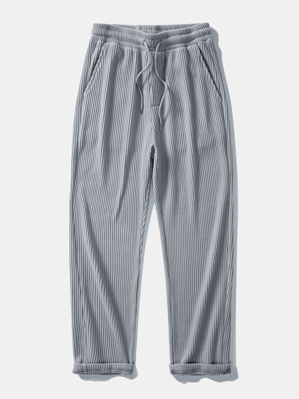 Claude - Waffle Texture Drawstring Trousers