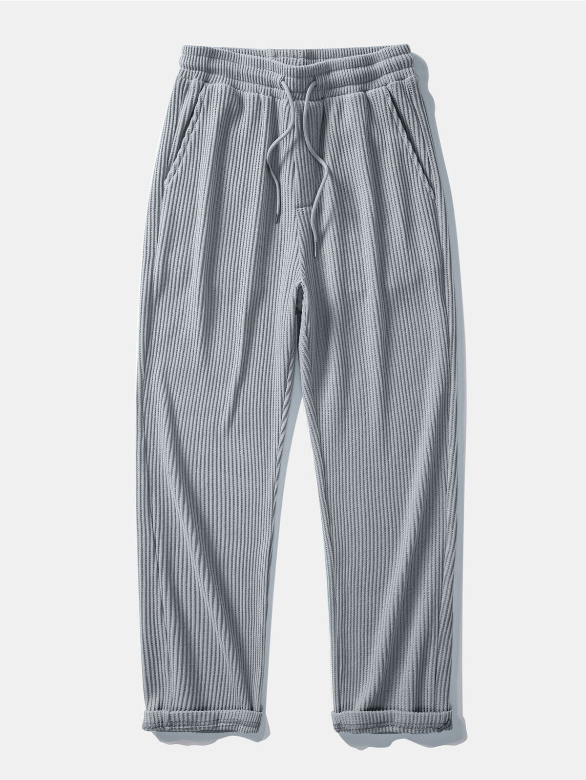 Claude - Waffle Texture Drawstring Trousers
