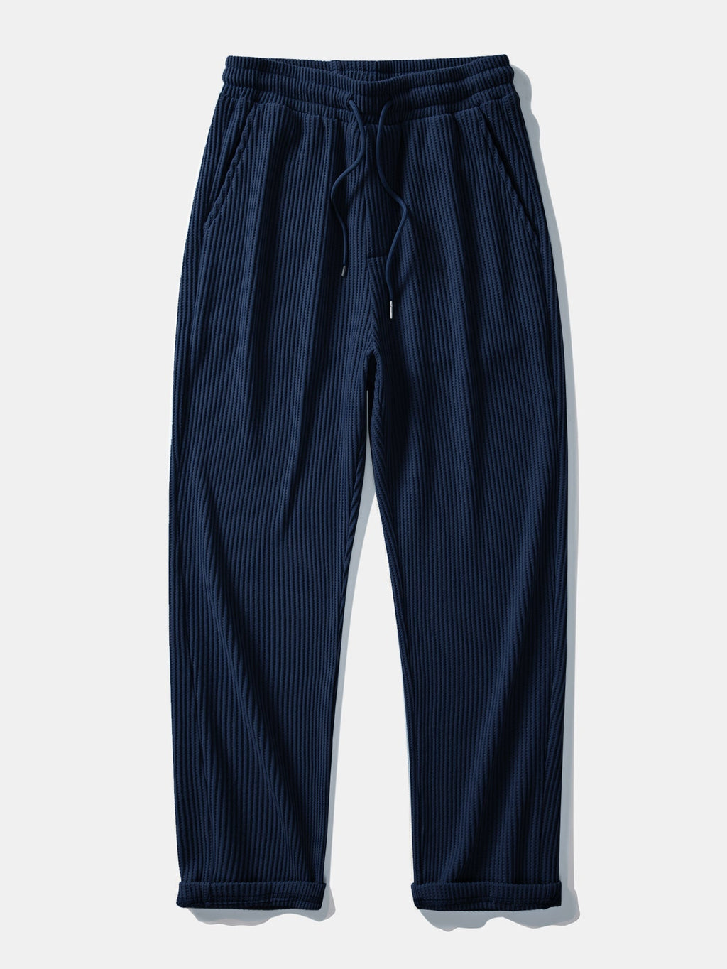 Claude - Waffle Texture Drawstring Trousers