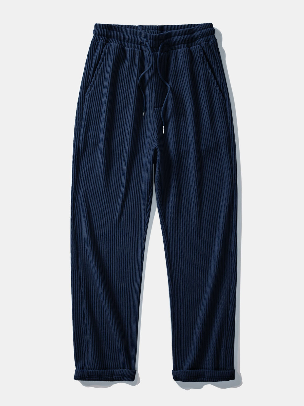 Claude - Waffle Texture Drawstring Trousers
