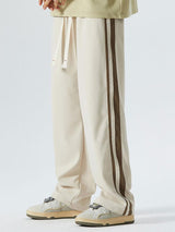 Serge - Vintage Loose Fit Trousers with Side Stripe