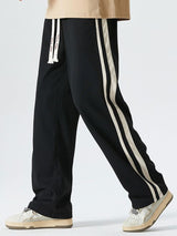 Serge - Vintage Loose Fit Trousers with Side Stripe