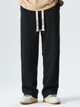 Serge - Vintage Loose Fit Trousers with Side Stripe