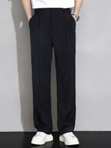 Alain - Relaxed Fit Straight Leg Trousers