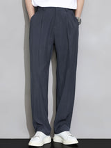 Alain - Relaxed Fit Straight Leg Trousers