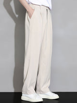 Alain - Relaxed Fit Straight Leg Trousers