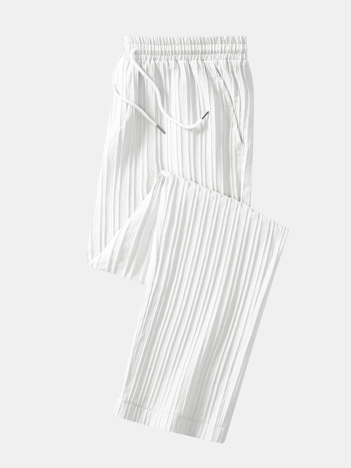 Daniel - Textured Drawstring Trousers