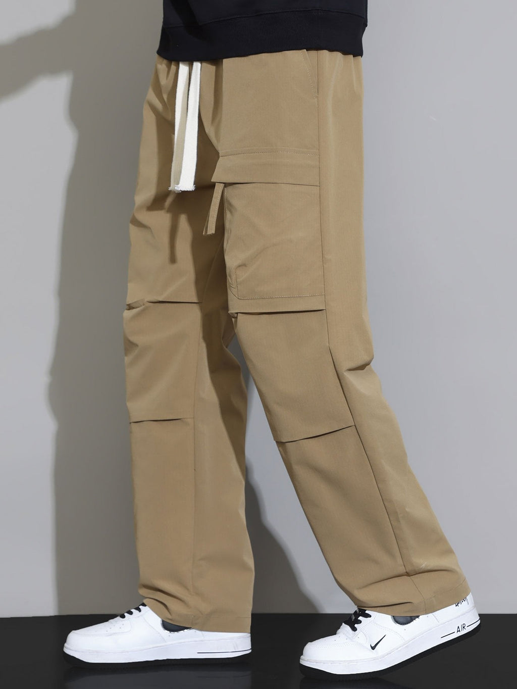Patrick - Straight Leg Drawstring Trousers