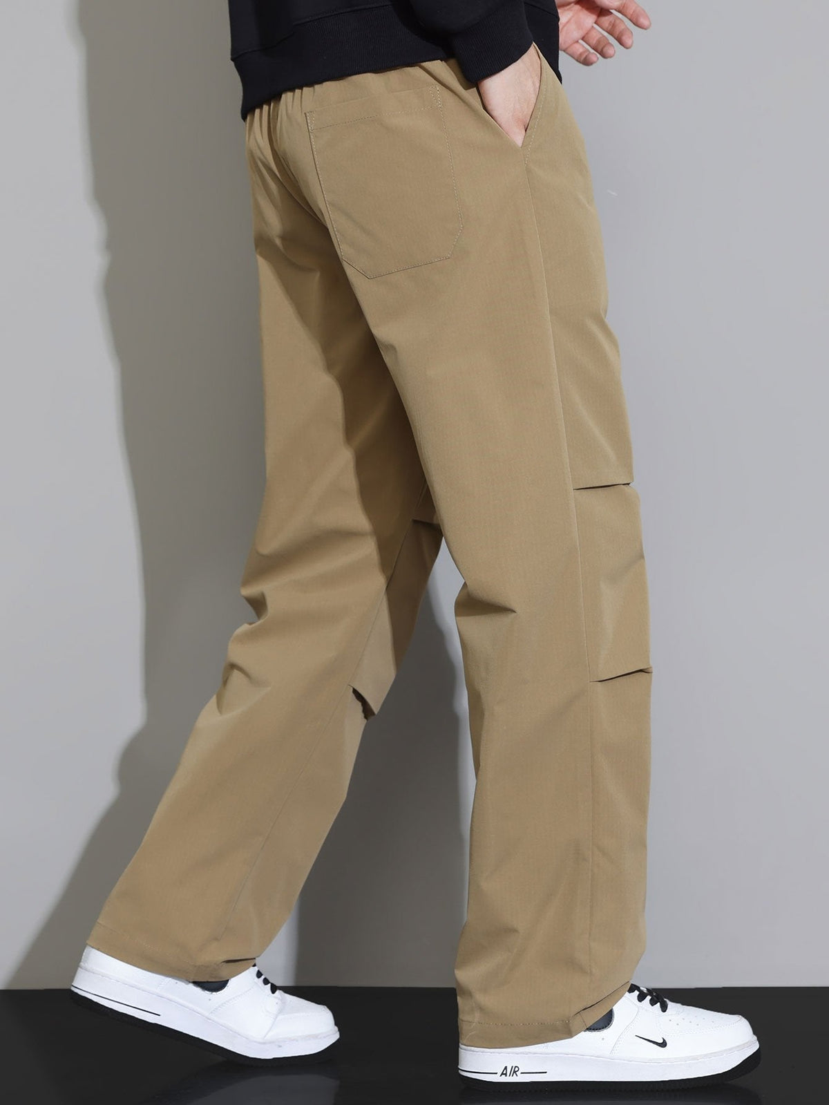 Patrick - Straight Leg Drawstring Trousers