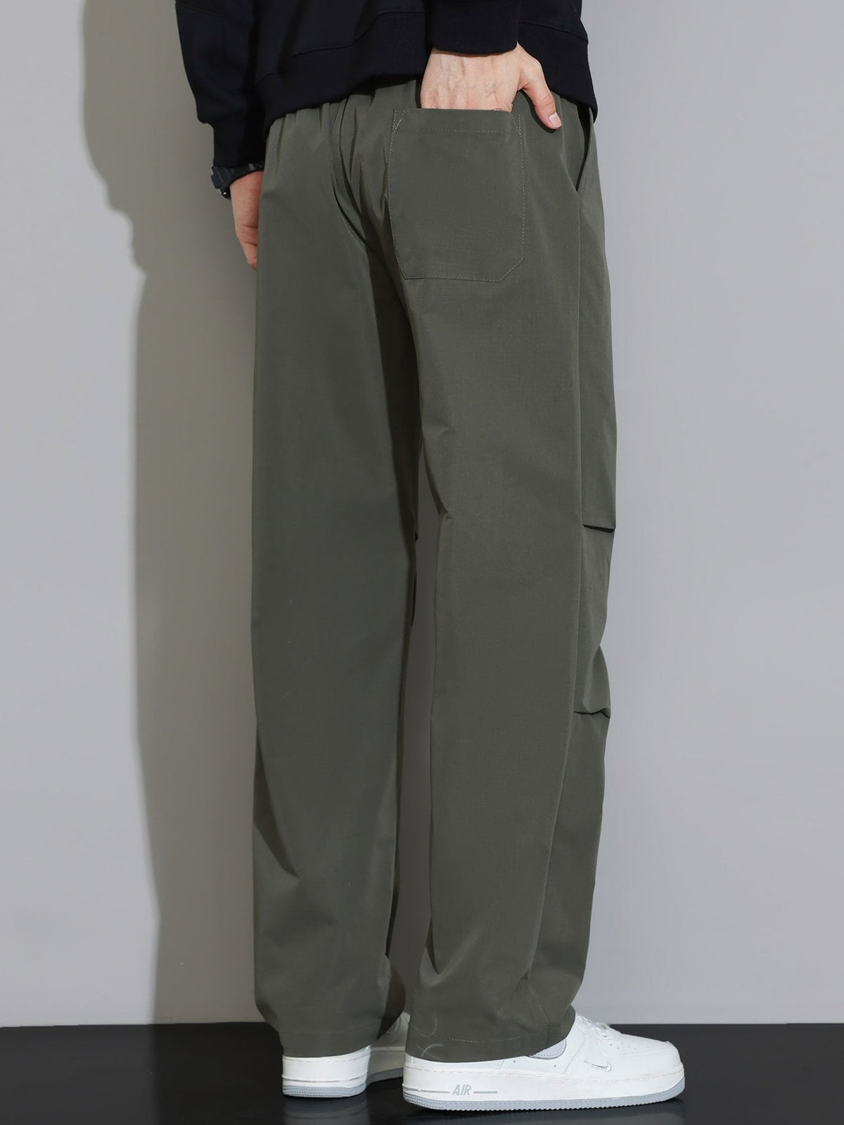 Patrick - Straight Leg Drawstring Trousers