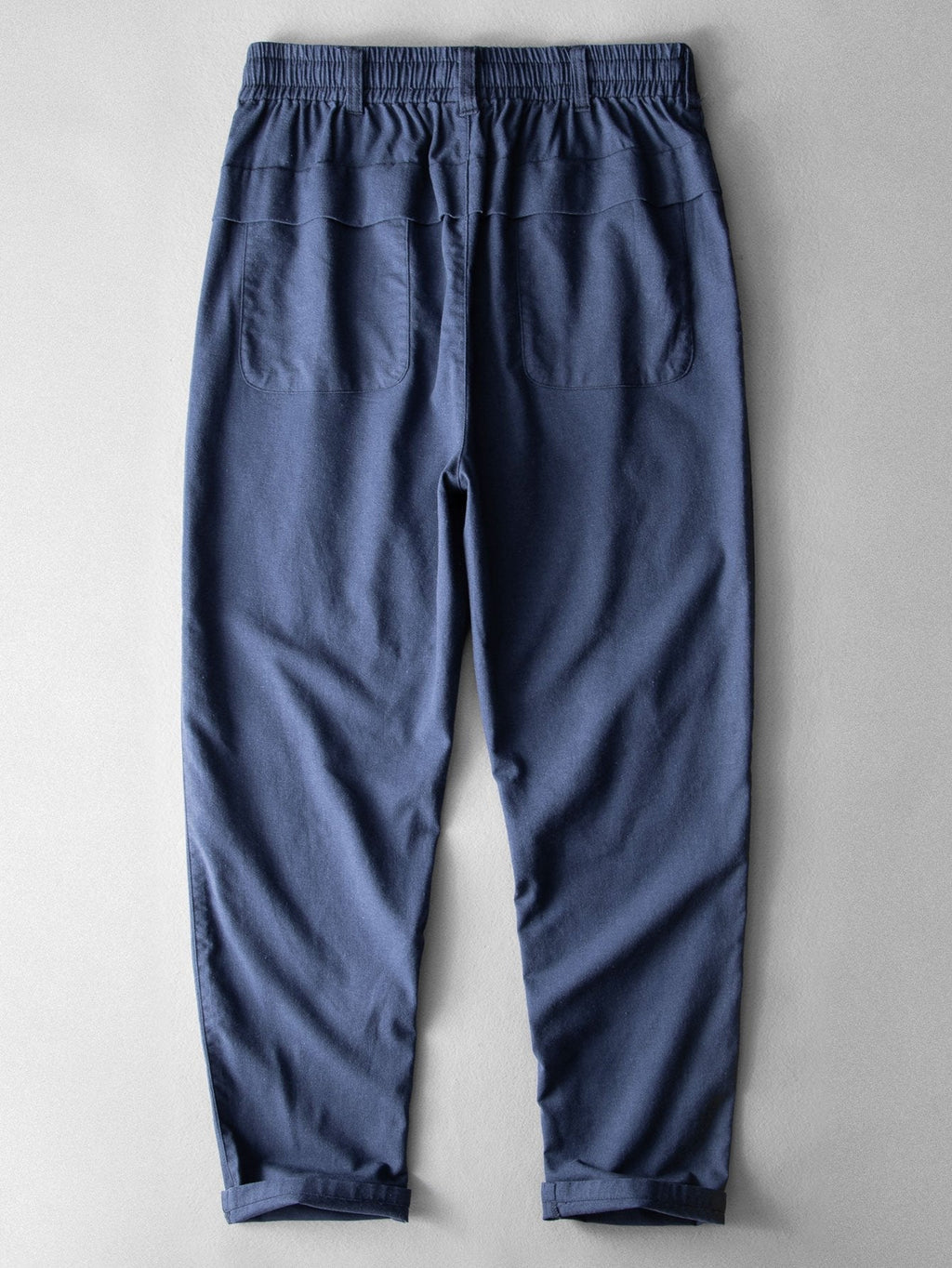 Luc - Straight Leg Linen Cotton Trousers