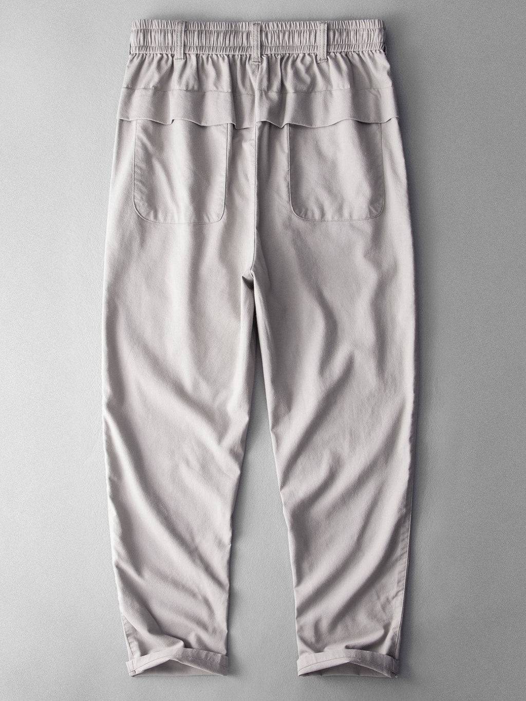 Luc - Straight Leg Linen Cotton Trousers