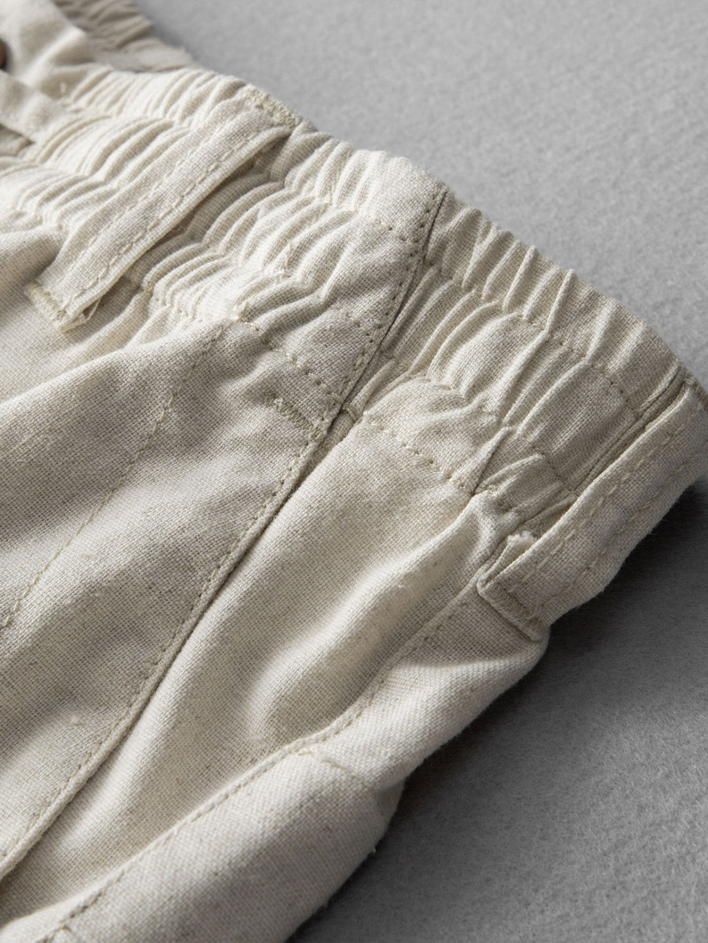 Luc - Straight Leg Linen Cotton Trousers