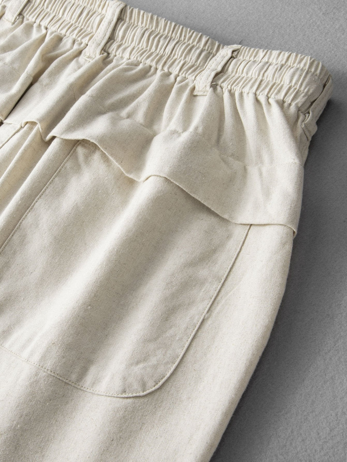 Luc - Straight Leg Linen Cotton Trousers