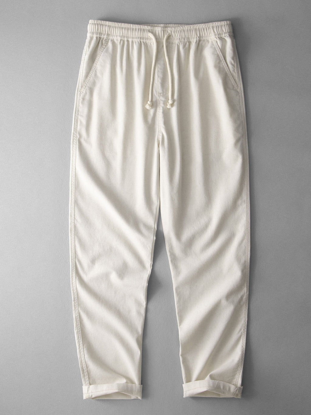 Adam - Straight Leg Linen Trousers