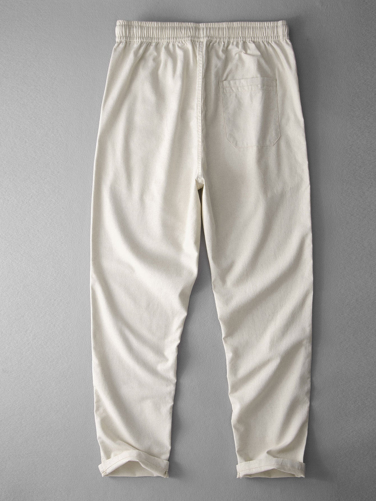 Adam - Straight Leg Linen Trousers