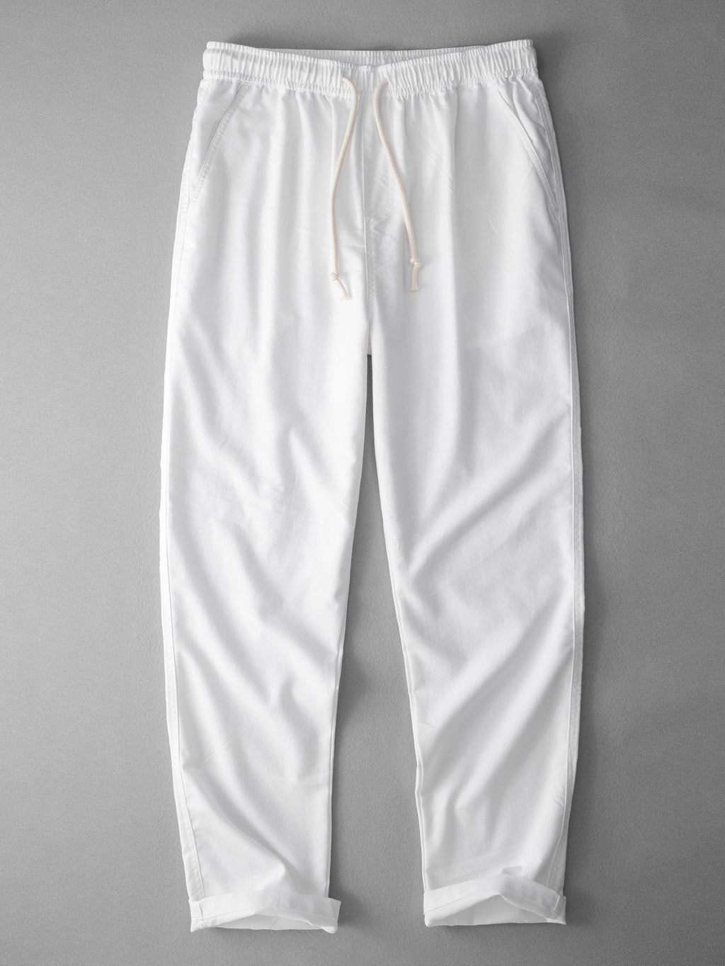Adam - Straight Leg Linen Trousers