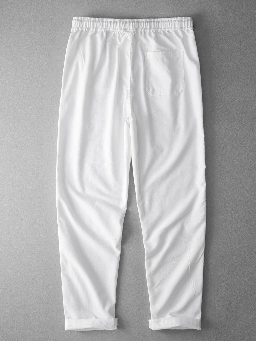Adam - Straight Leg Linen Trousers