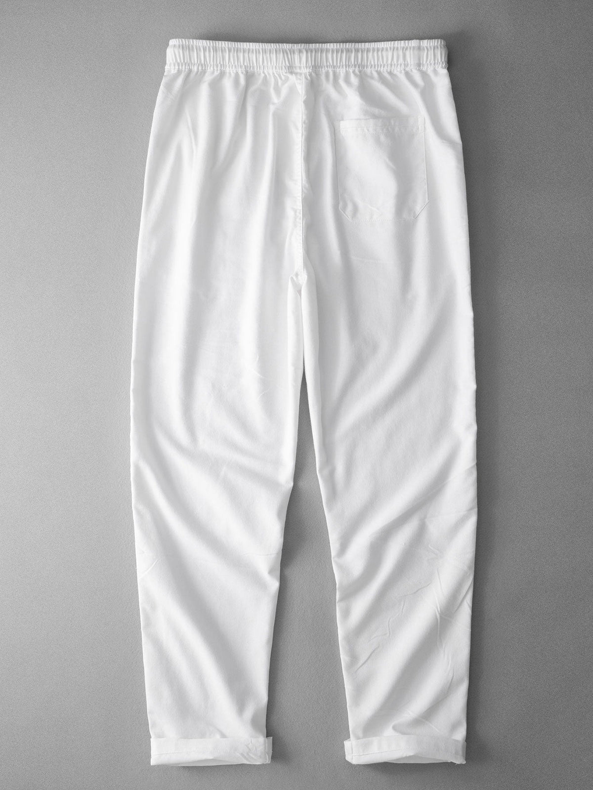 Adam - Straight Leg Linen Trousers