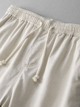 Adam - Straight Leg Linen Trousers