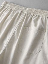 Adam - Straight Leg Linen Trousers
