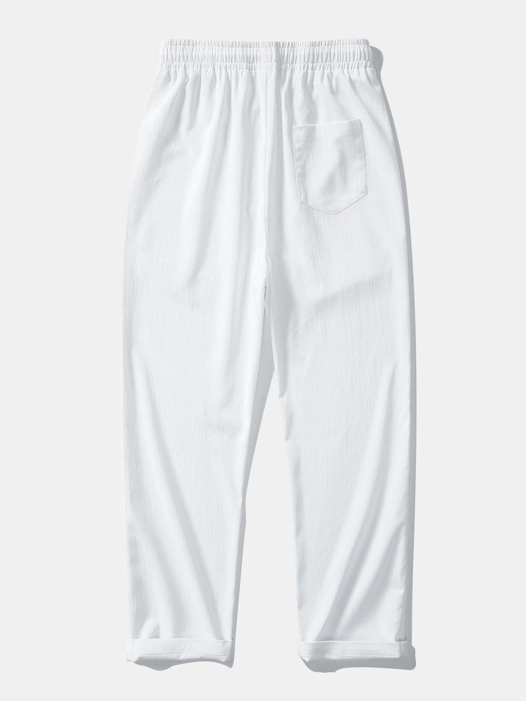 Arthur - Crinkle Texture Straight Leg Trousers