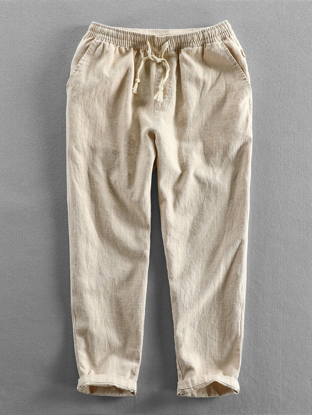 Emile - Linen Cotton Cropped Trousers