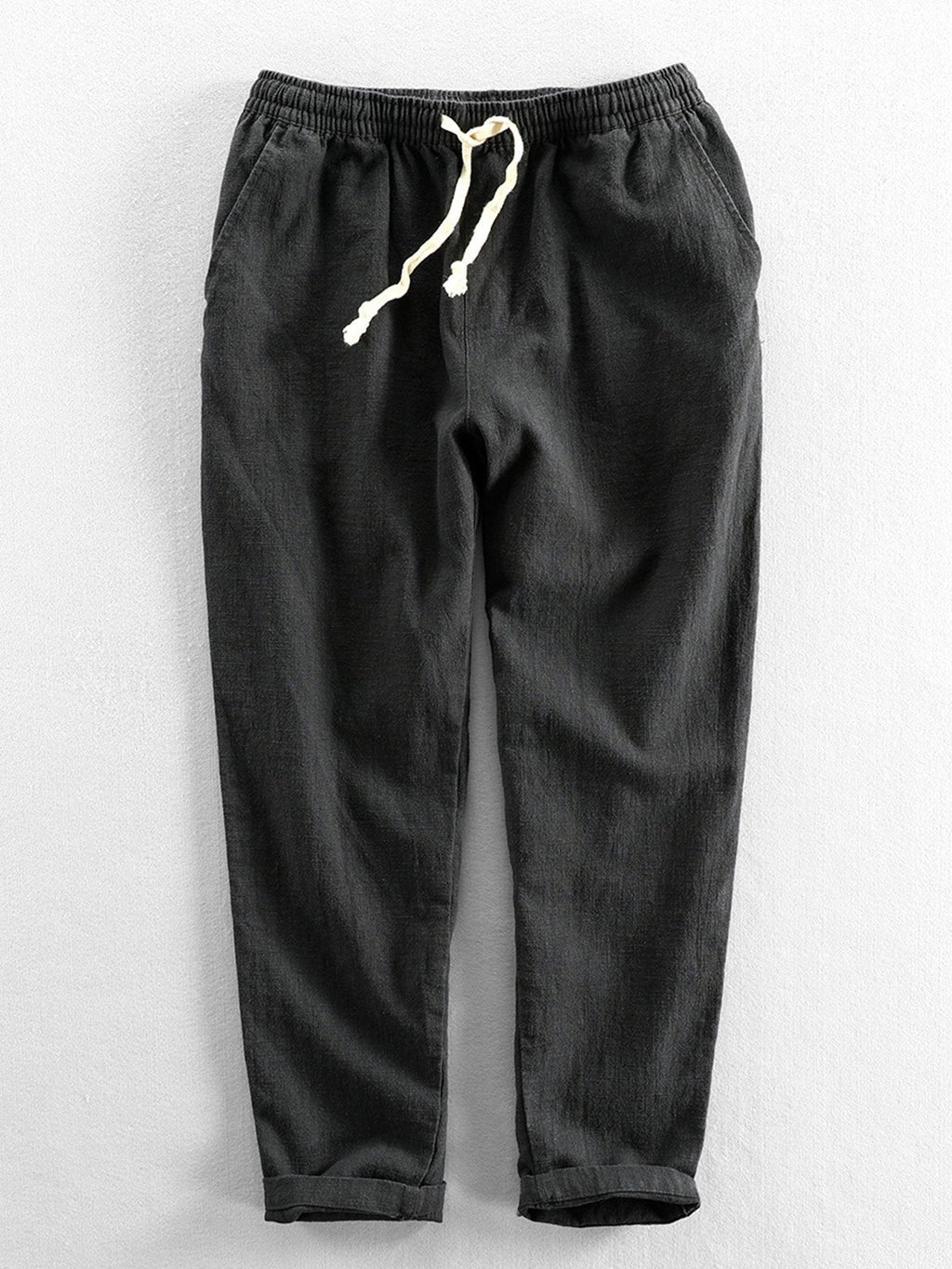 Emile - Linen Cotton Cropped Trousers