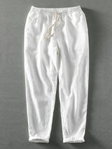 Emile - Linen Cotton Cropped Trousers
