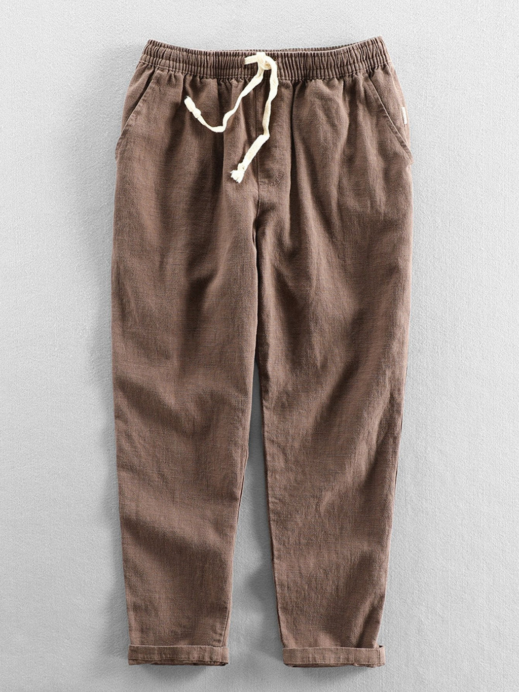 Emile - Linen Cotton Cropped Trousers