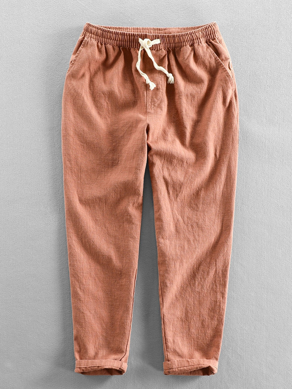 Emile - Linen Cotton Cropped Trousers