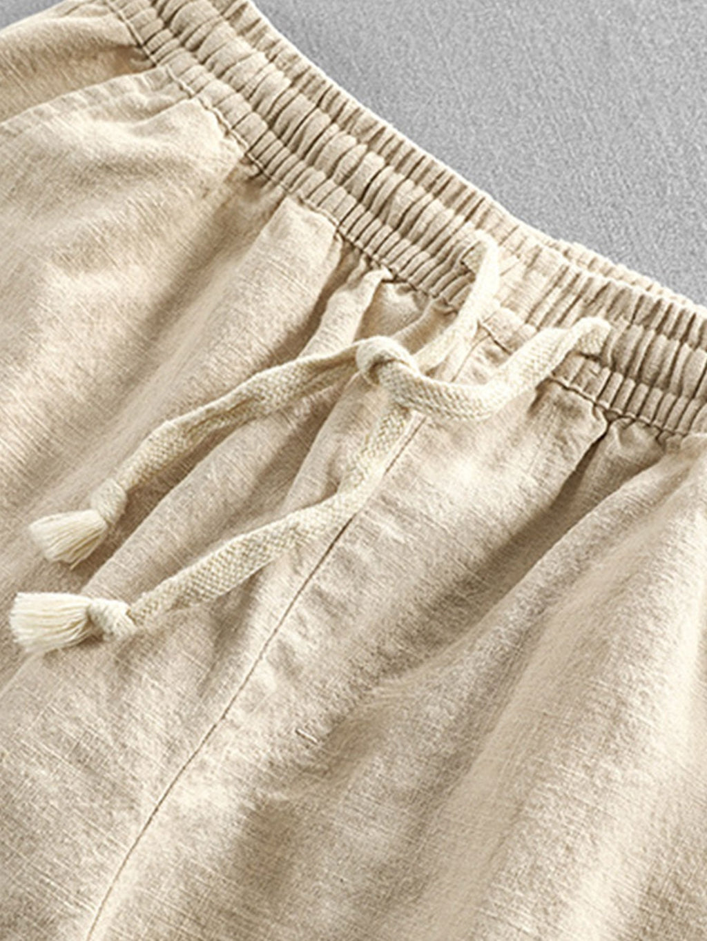 Emile - Linen Cotton Cropped Trousers