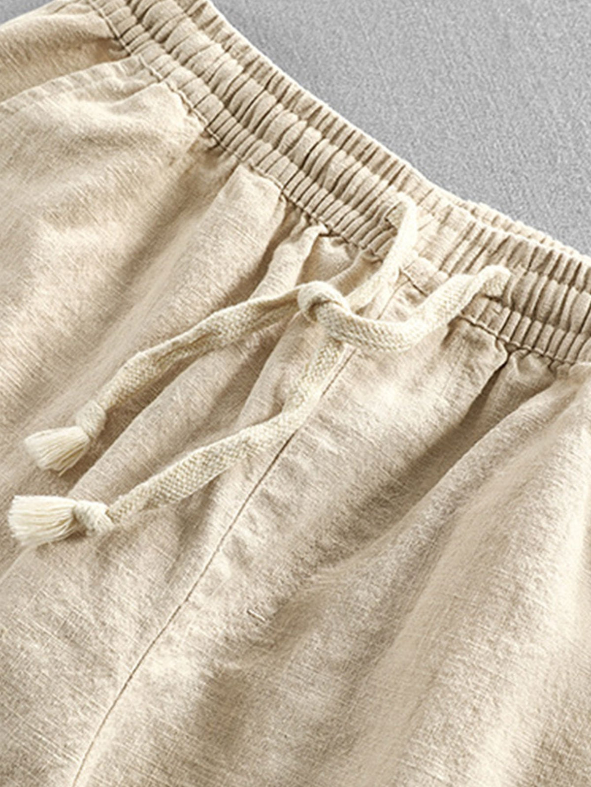 Emile - Linen Cotton Cropped Trousers